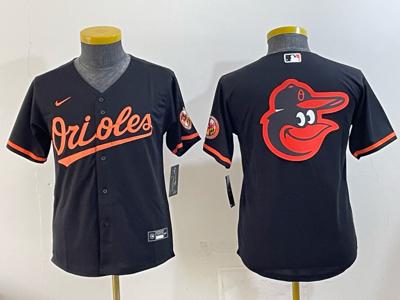 Youth 2025 Baltimore Orioles Blank black Nike MLB Jersey 003